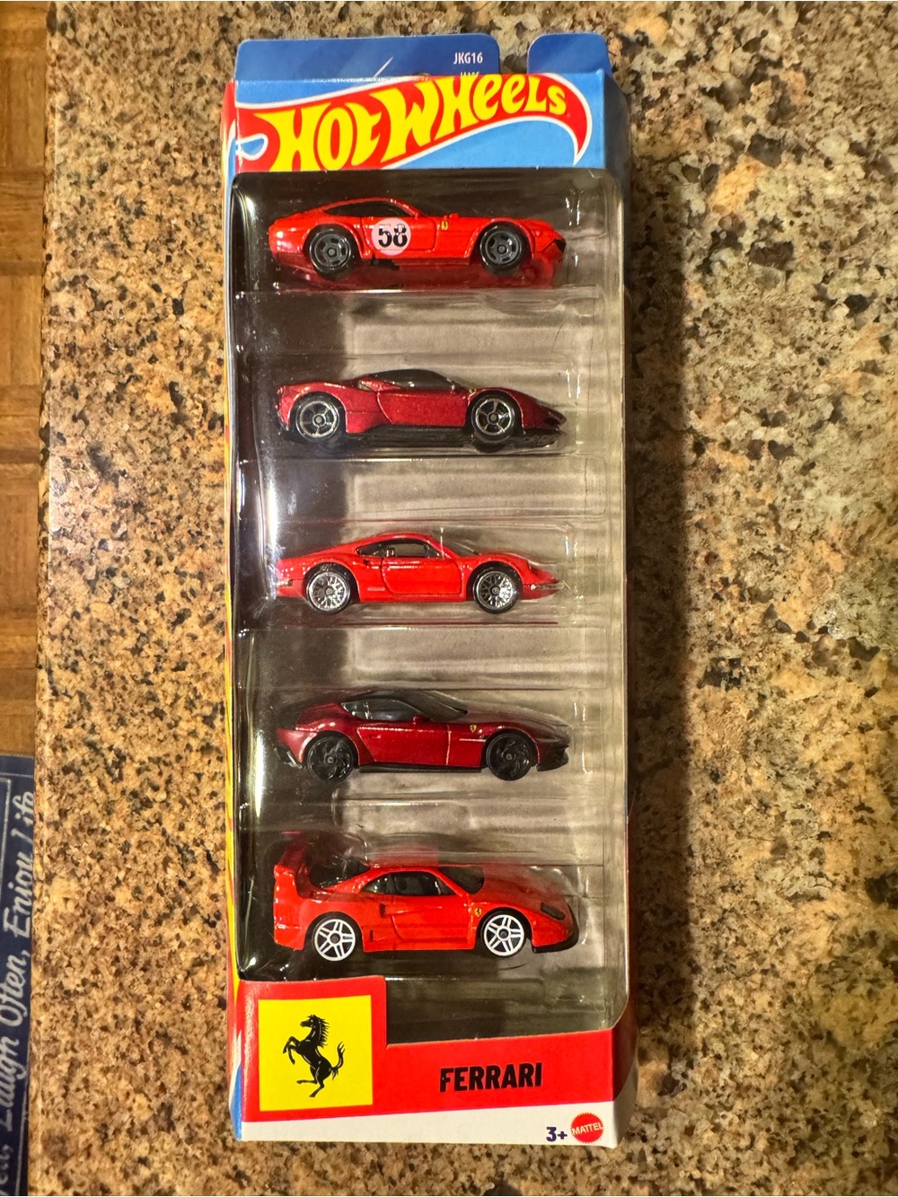 Ferrari 5-Pack - Red Die-Cast Toy Cars